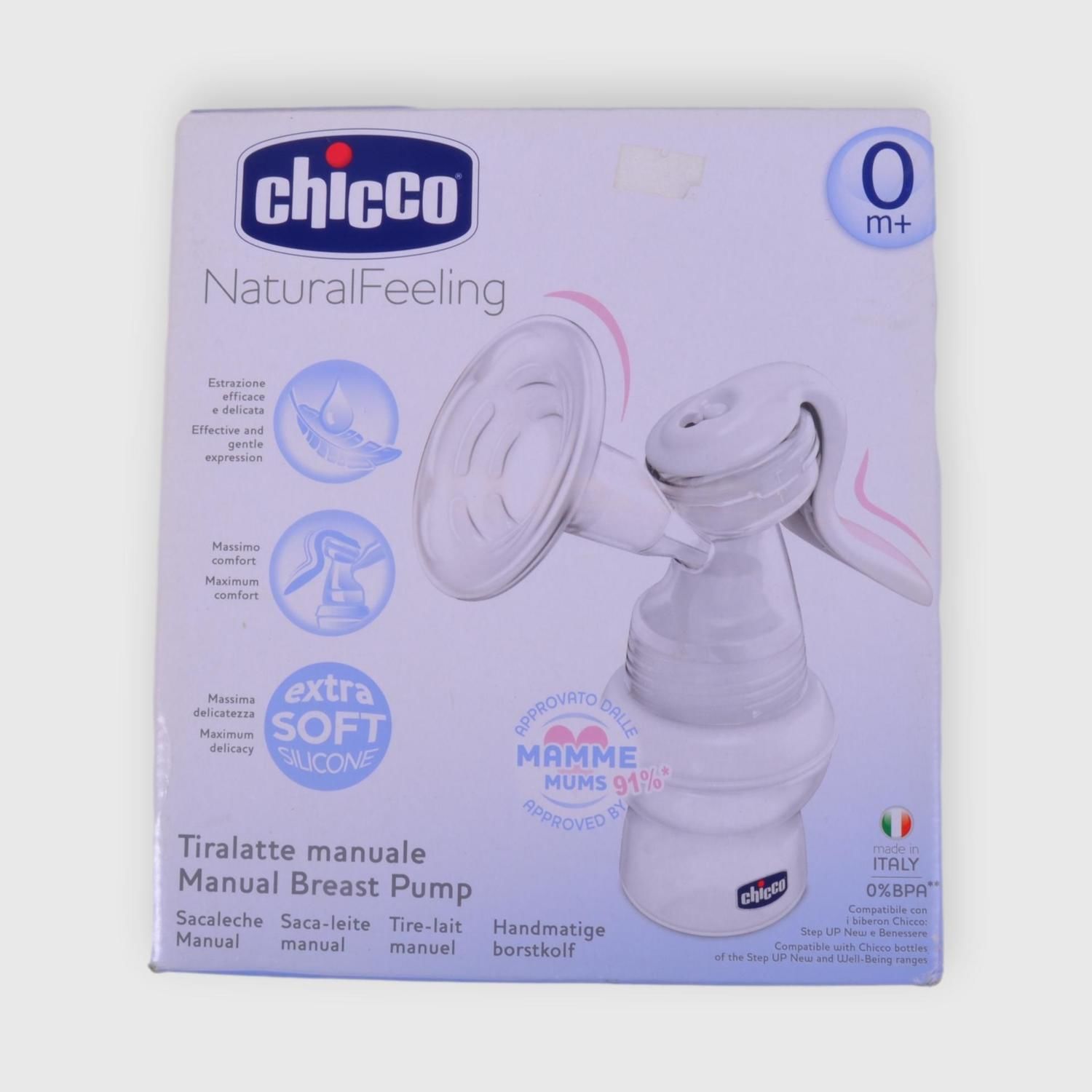 pulmón otro Patria Extractor De Leche Manual Chicco - Ronda - Tienda online de ropa de segunda  mano para bebés y niños